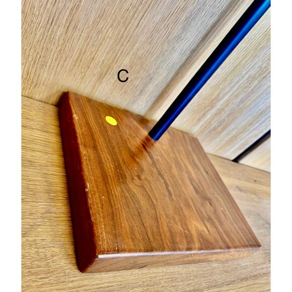 “C” Custom Steel & Wood Retail Display Stand – Adjustable Height - Picture 2 of 5